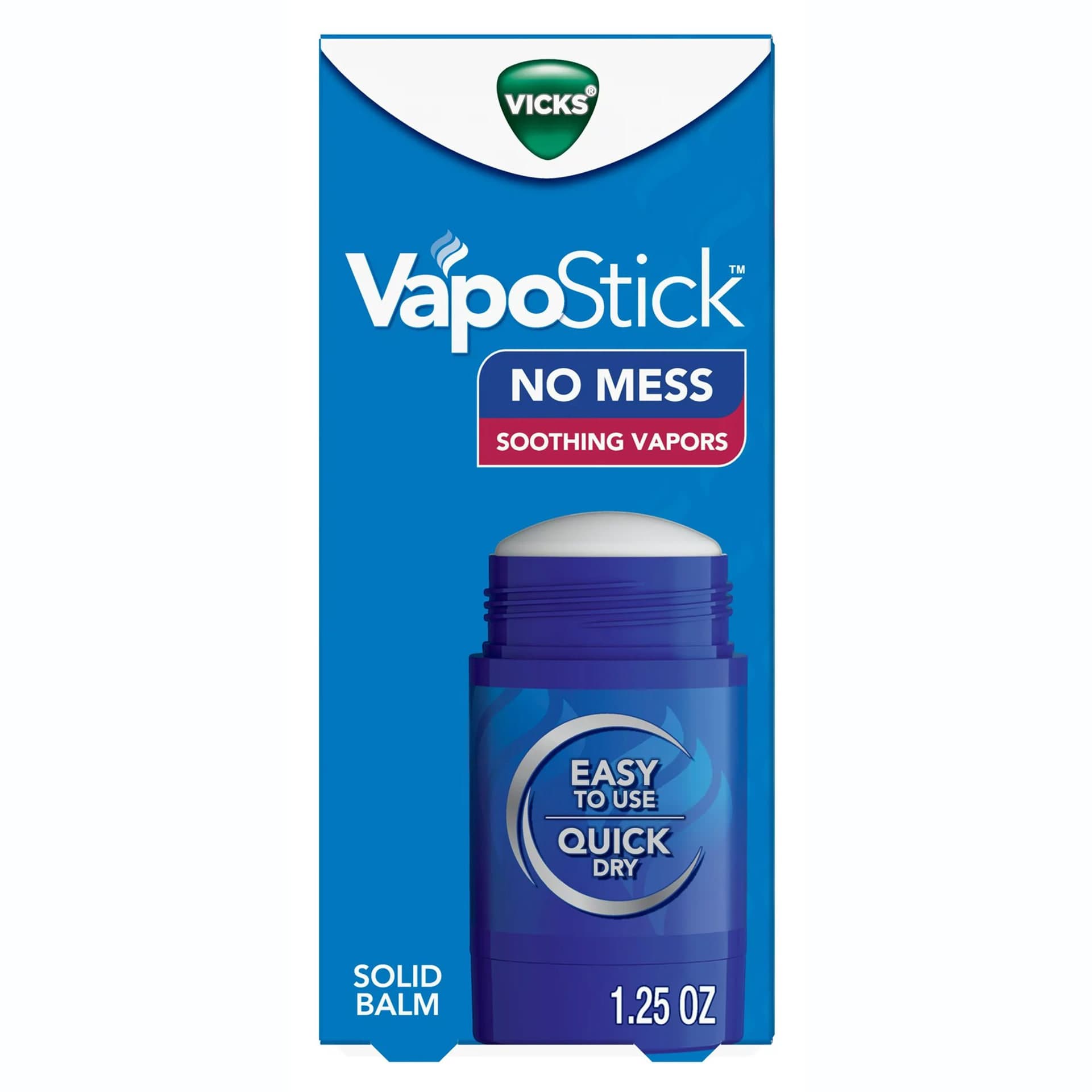 Vicks VapoStick Solid Balm, 1.25 oz - Each