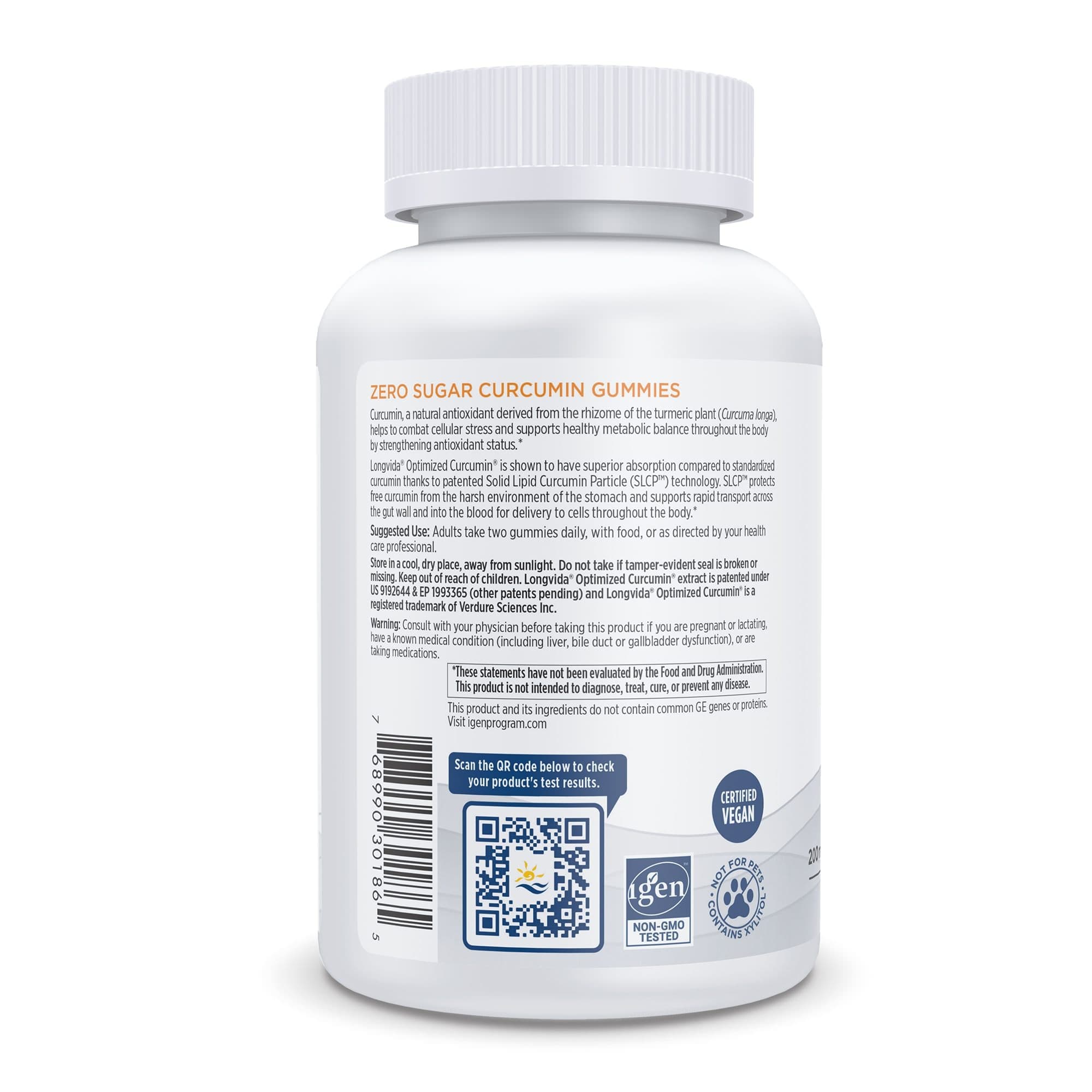 Zero Sugar Curcumin Dietary Supplement - Image 2