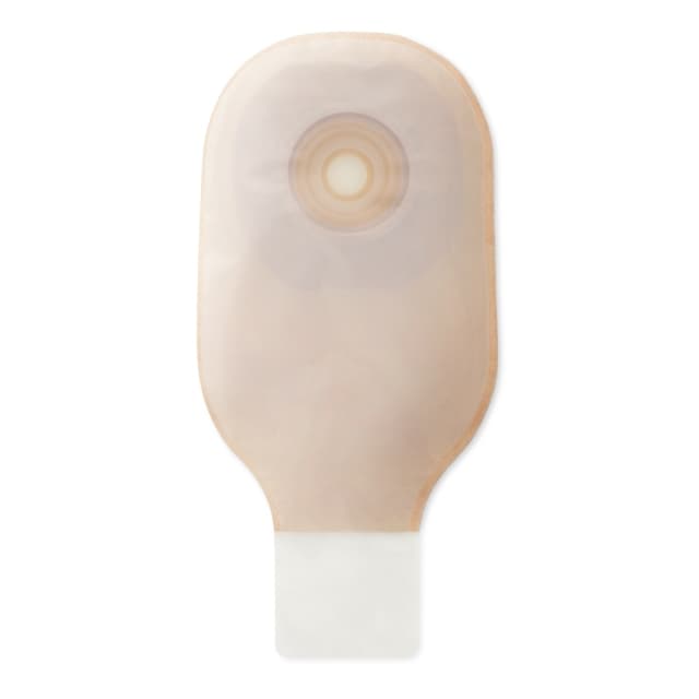 Premier 1-Piece Drainable Ostomy Pouch with Convex Flextend Barrier, Clamp Closure and Tape - Image 2