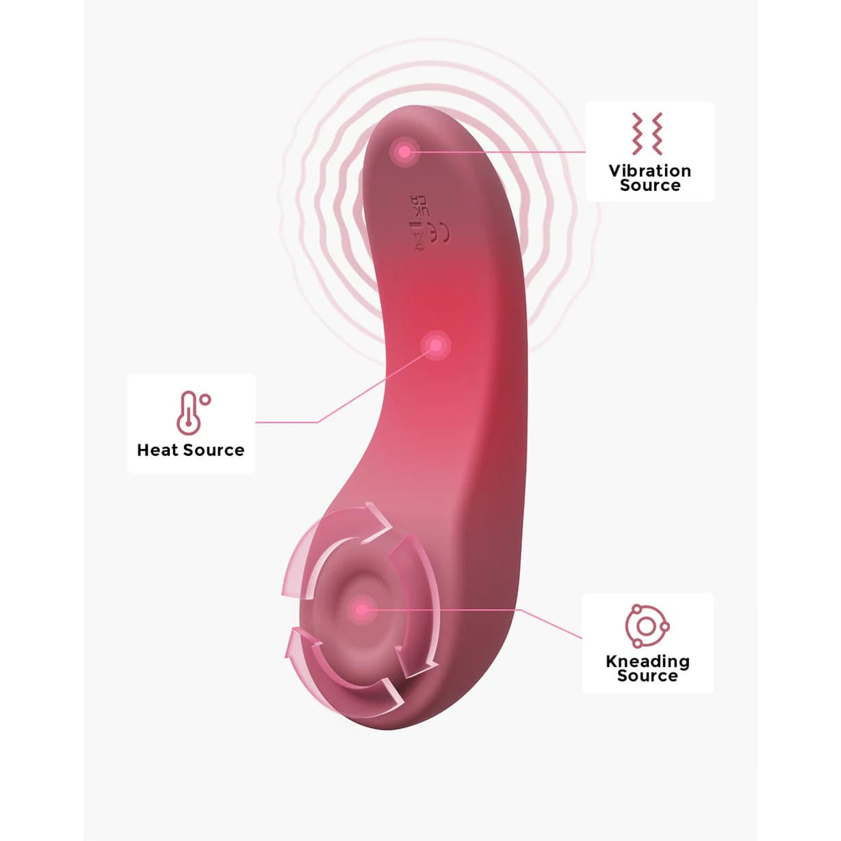 Momcozy 3 Mode Adjustable Breastfeeding Support Lactation Massager - Image 4