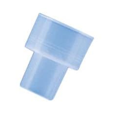 Trach Care Adapter, 15mm ID x 22mm OD, Blue - Image 1