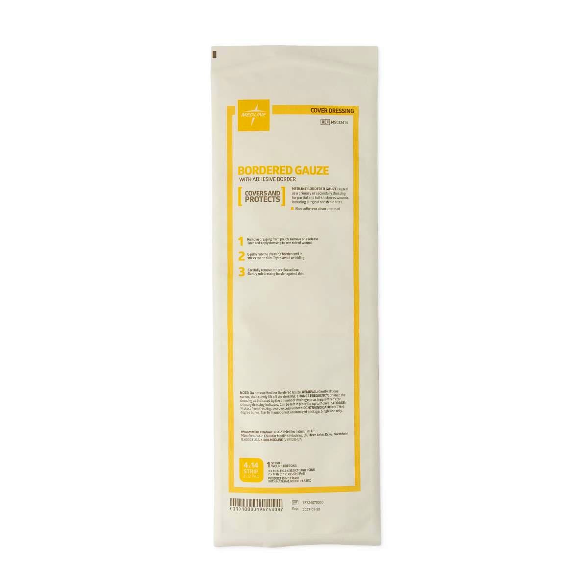 Medline Bordered Island Wound Dressing - Image 4