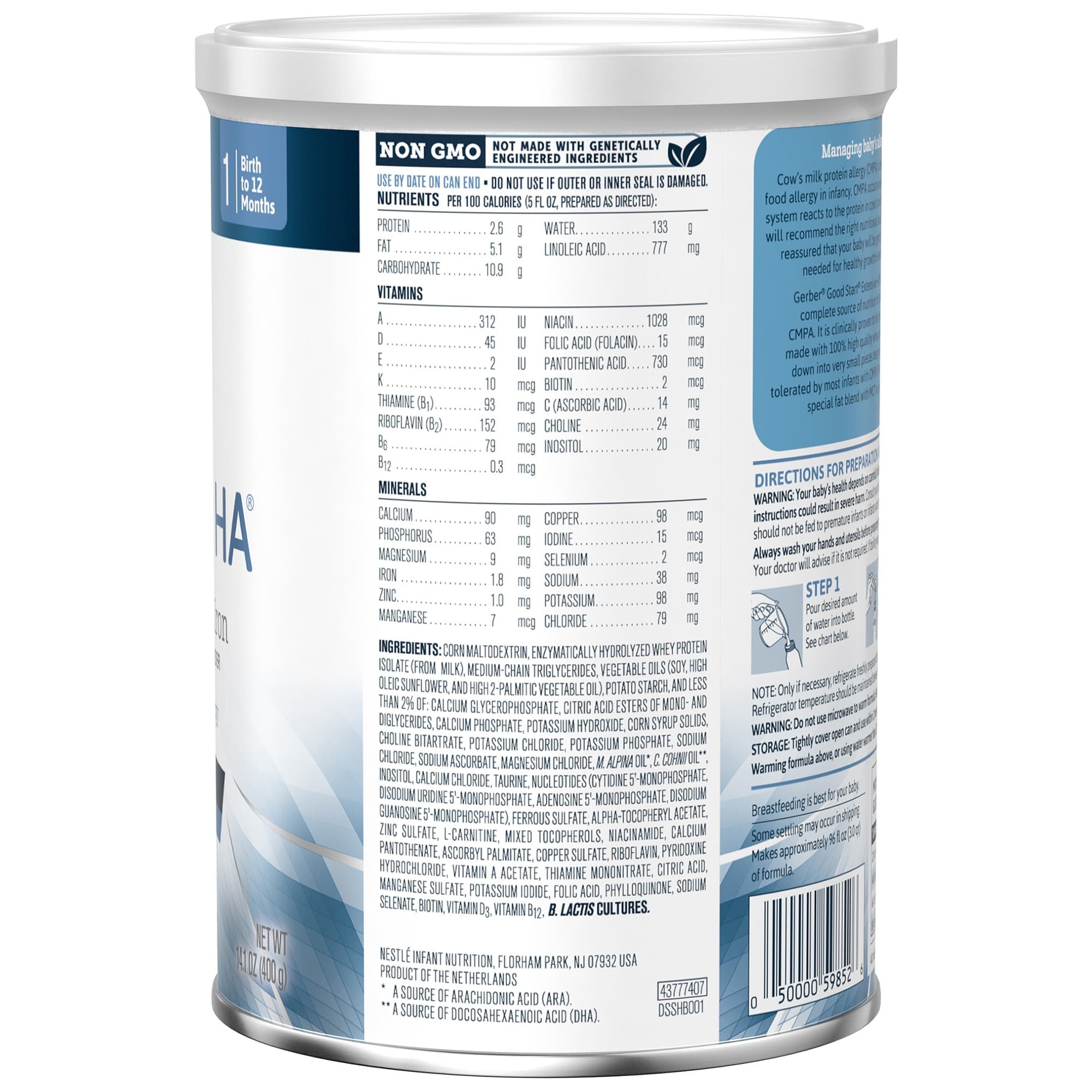 Extensive HA Hypoallergenic Infant Formula with Iron - Image 4