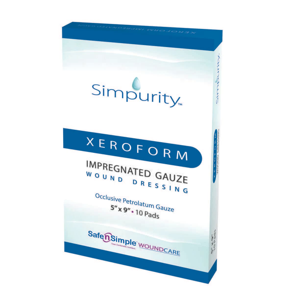 Simpurity XeroForm Petrolatum Impregnated Gauze Wound Dressing - Image 1