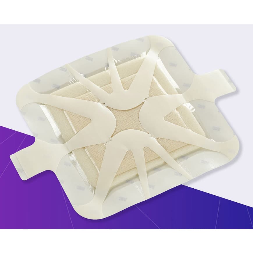 3M Tegaderm High Performance Adhesive Foam Dressing, 5-5/8" x 5-5/8" - Each - Image 1