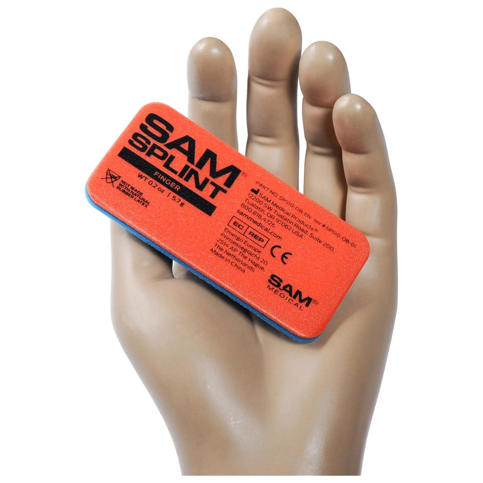 SAM Finger Splint Blue-Orange - Image 2