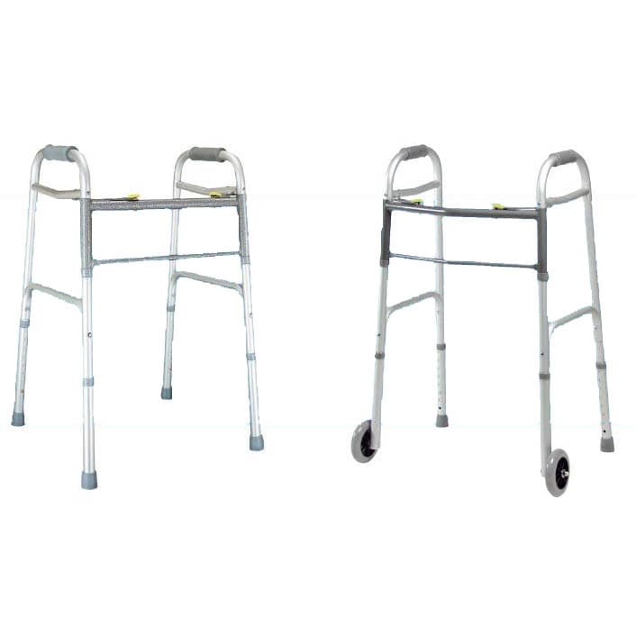 Lumex Dual-Release Folding Walker - Image 1