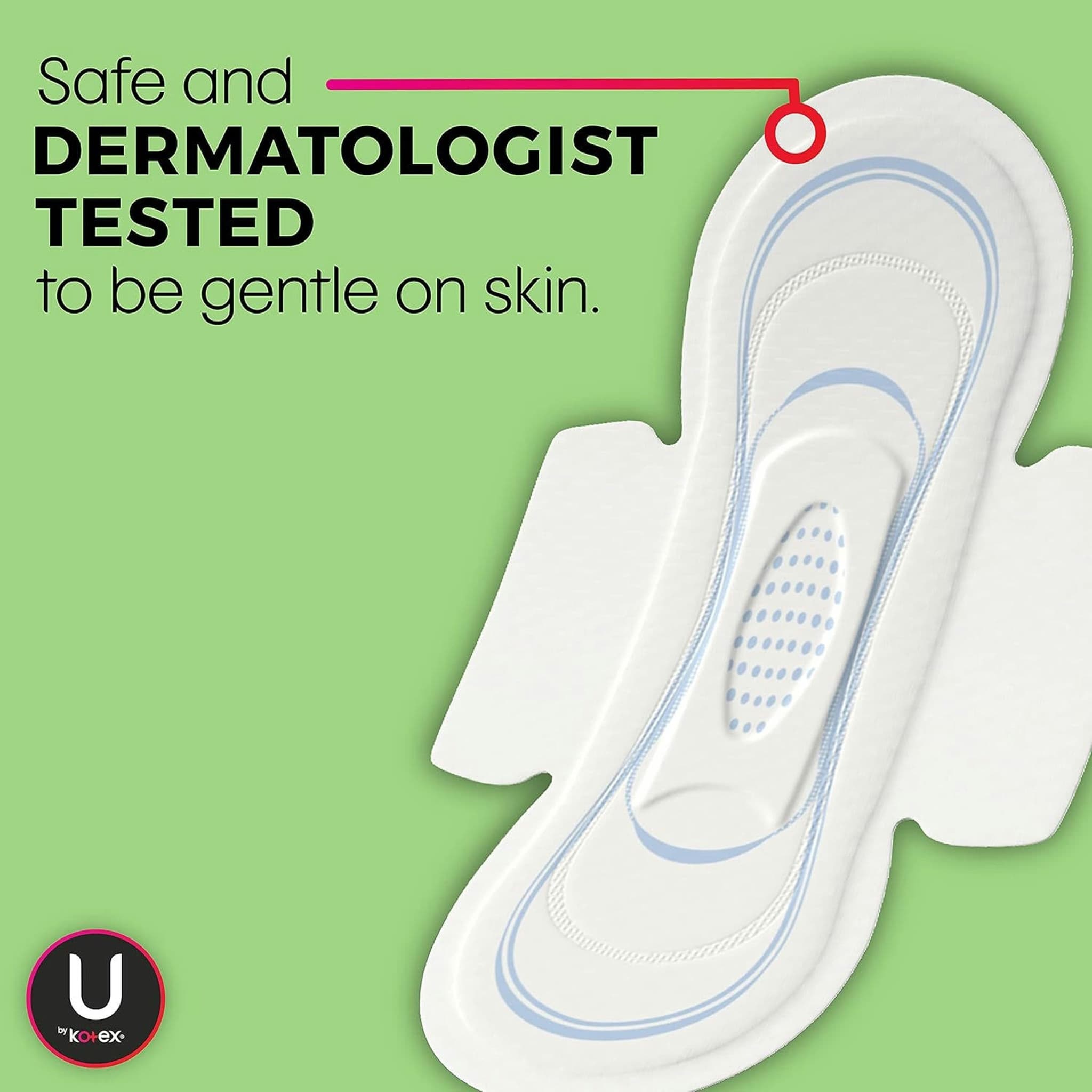 U By Kotex Clean & Secure Regular Ultra Thin Pads with Wings - Image 4