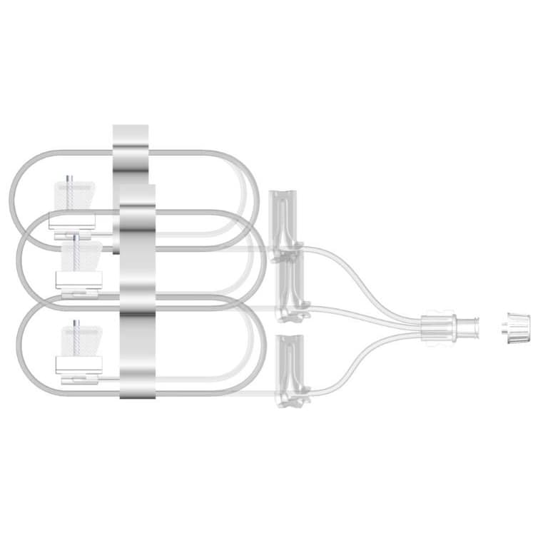 Sub-Q Subcutaneous Infusion Set, Tri-Furcated Needle Sets - Image 1