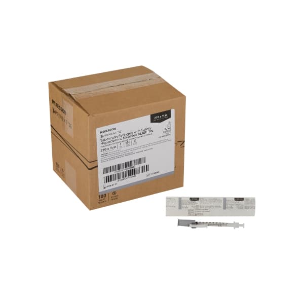 McKesson Prevent SG Tuberculin Syringe with Needle