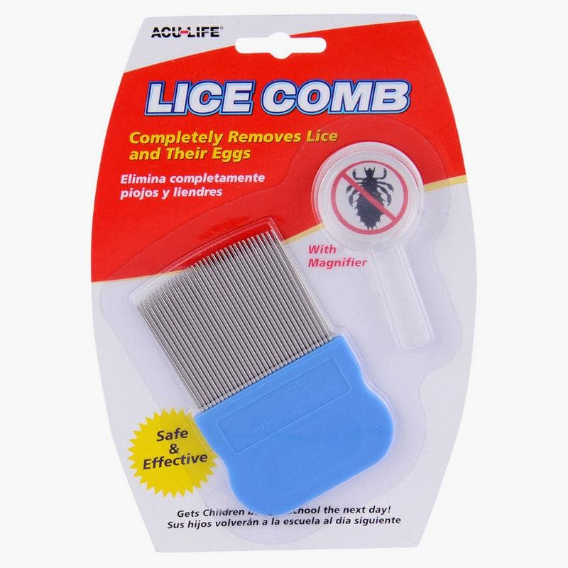 Acu-Life Lice Comb Silver Metal - Each
