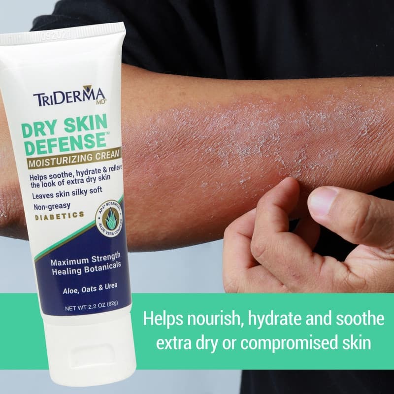 TriDerma Diabetics Dry Skin Defense Moisturizing Cream - Image 4