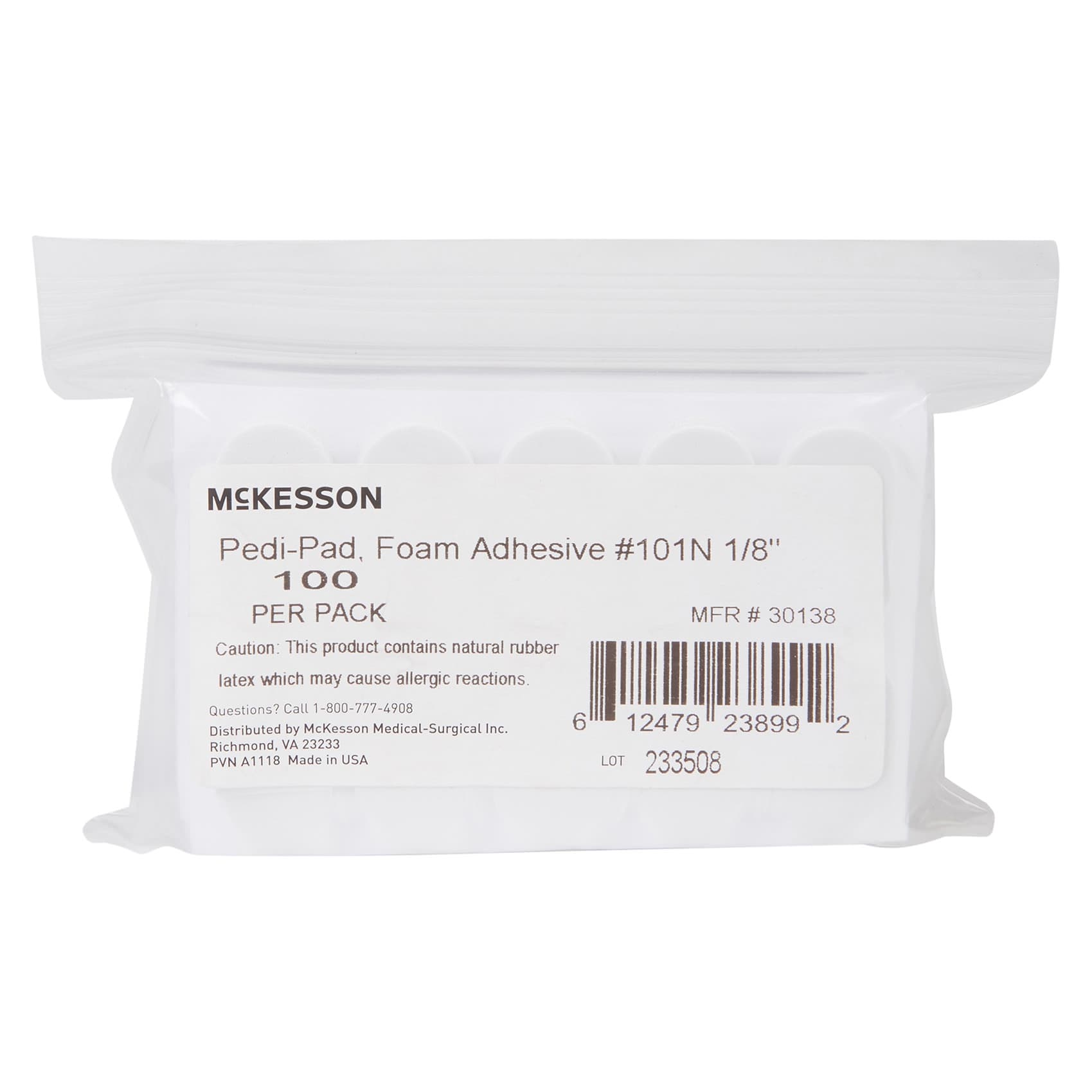 McKesson Pedi-Pad Protective Pad White