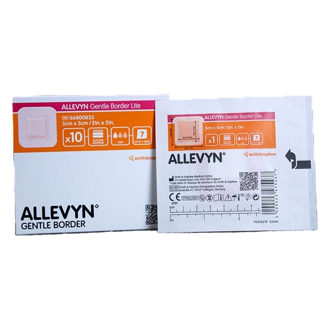 Allevyn Gentle Border Lite Adhesive Hydrocellular Foam Dressing - Image 1