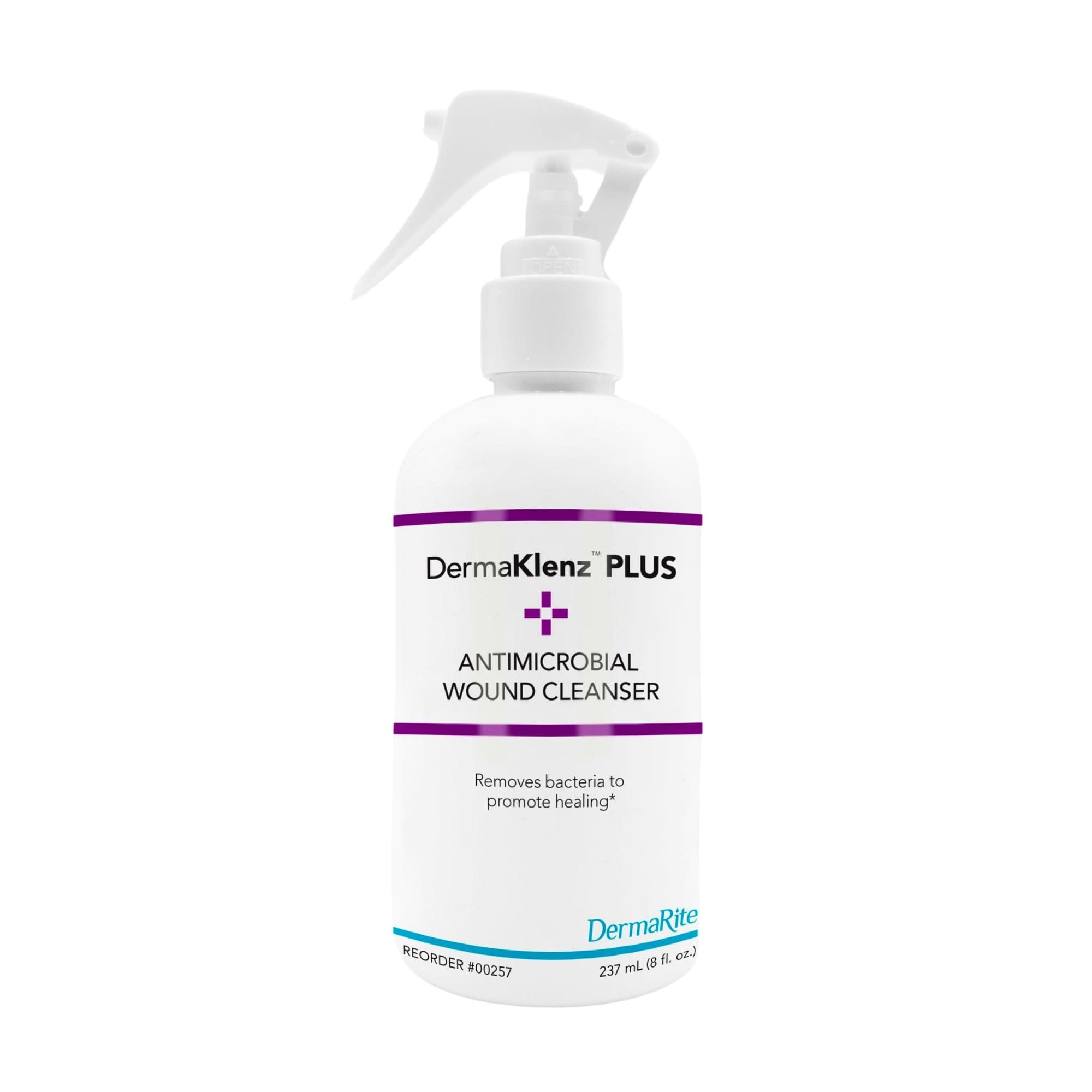 DermaKlenz PLUS Antimicrobial Wound Cleanser, 8 oz