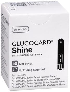 Arkray Glucocard Shine Connex Blood Glucose Test Strip - Image 1