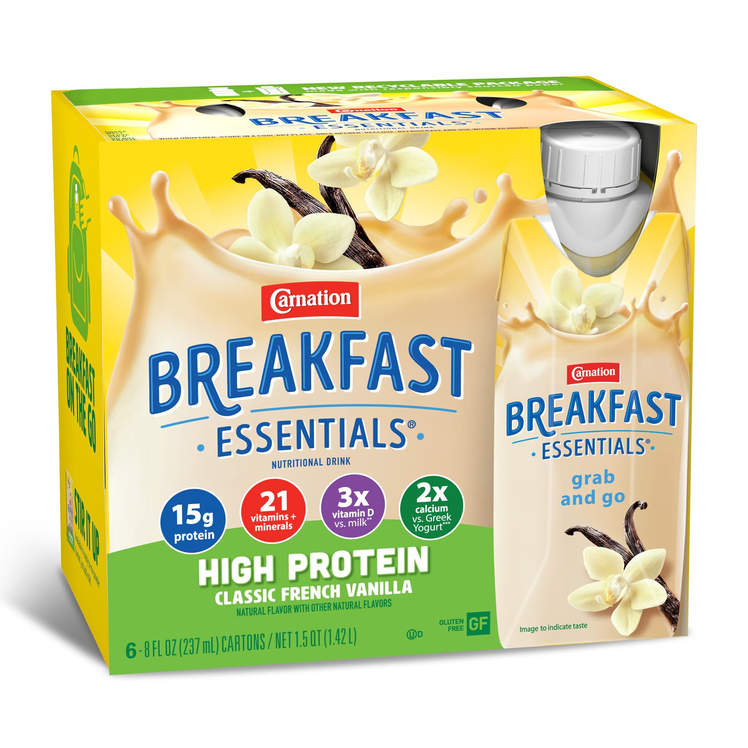 Carnation Breakfast Essentials High Protein Nutritional Drink - Image 2