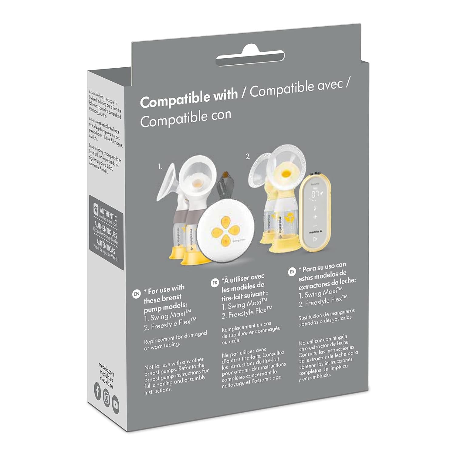 Medela Replacement Tubing for Freestyle Flex and Swing Maxi Breast Pumps - Image 4