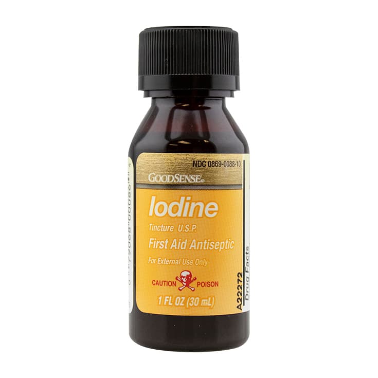 GoodSense 2% Iodine Tincture Skin Antiseptic, 1 oz - Image 1