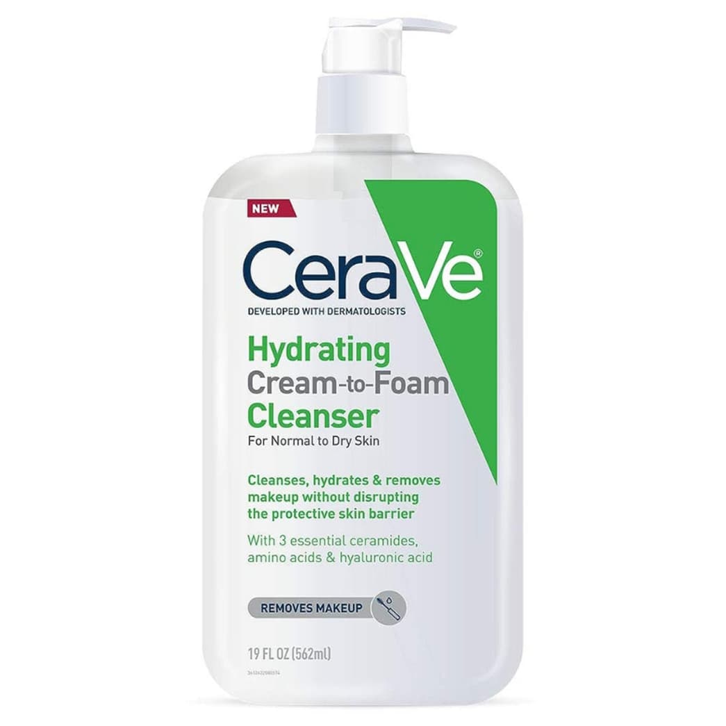 CeraVe Hydrating Cream-to-Foam Cleanser, 12 oz - 1 Each