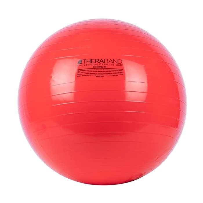 TheraBand Standard Exercise Ball, 21 Inches, Red - Image 1