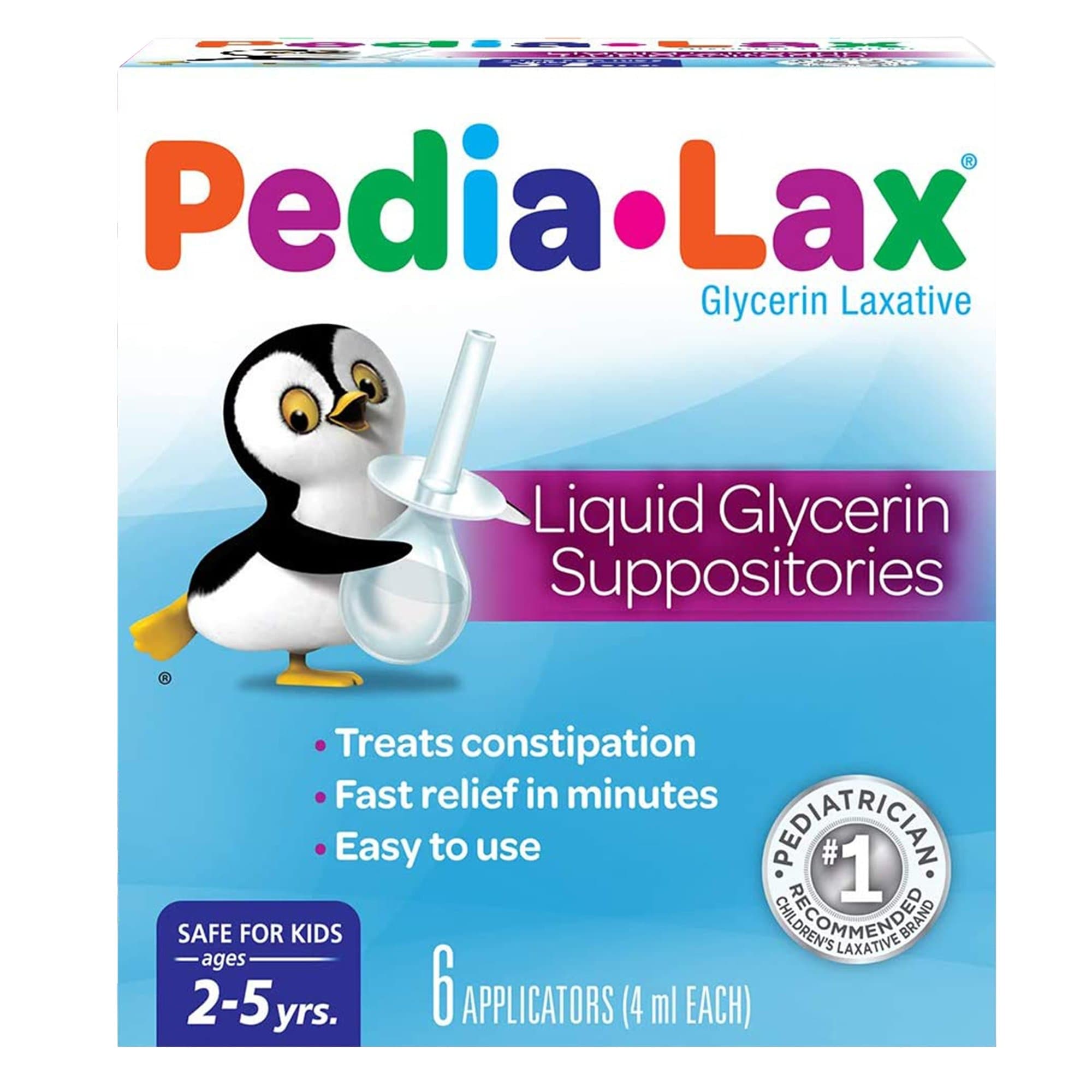 Pedia-Lax Liquid Glycerin Laxative Suppositories