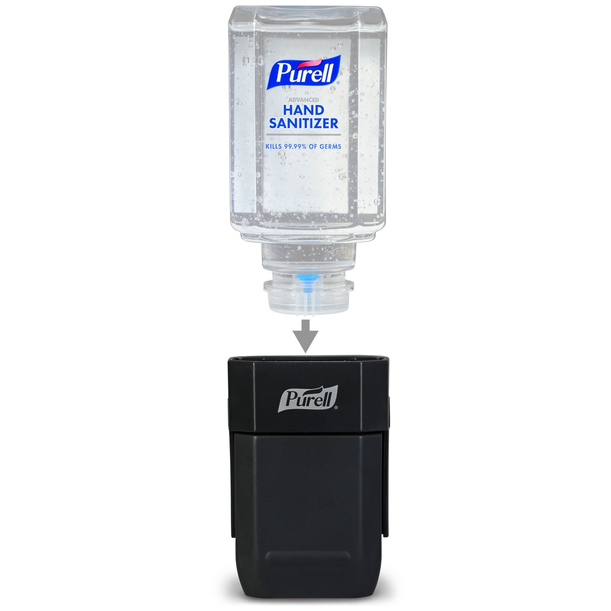 Purell Advanced Hand Sanitizer Gel Refill for ES1 Dispenser, 450 mL - Case of 6 - Image 2