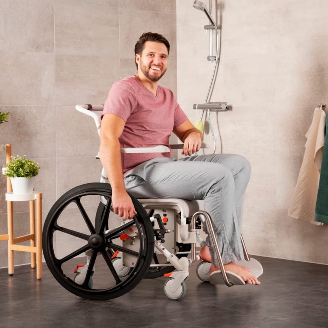 Etac Swift Mobil-2 Shower Commode Chair - Image 3