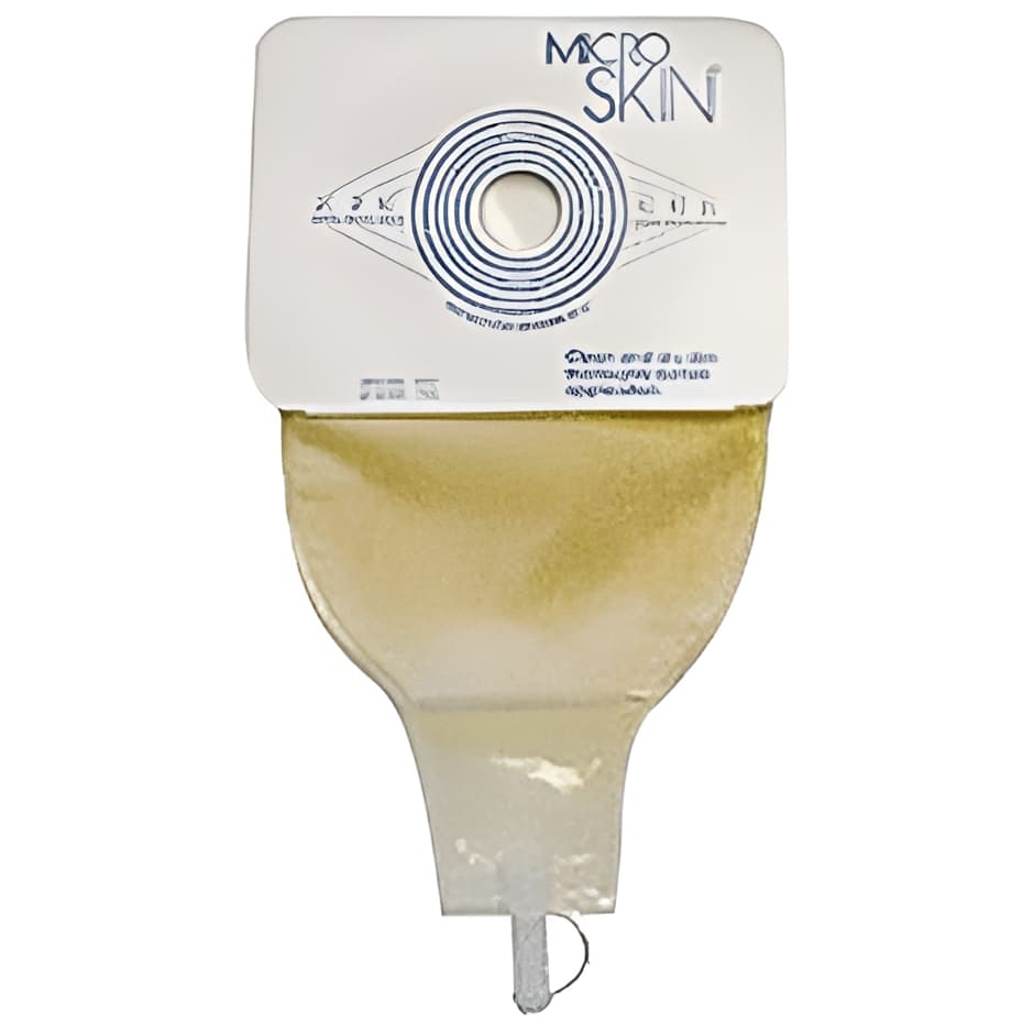 Cymed 11 Inch Urostomy Pouch with Large Plain Barrier, Upto 2-1/2 Inch - Box of 10 - Image 1