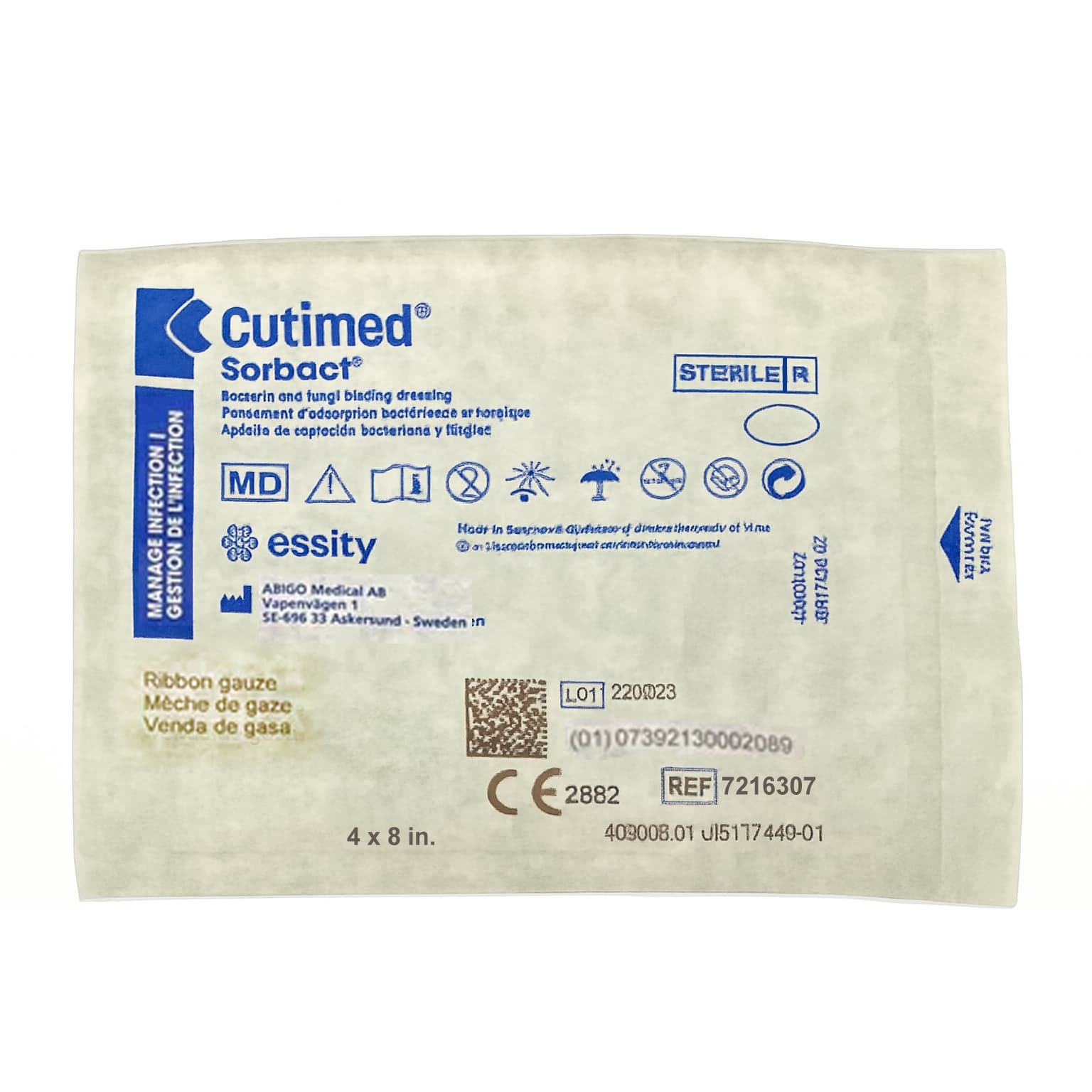 Cutimed Sorbact Antimicrobial Dressing Pad - Image 3