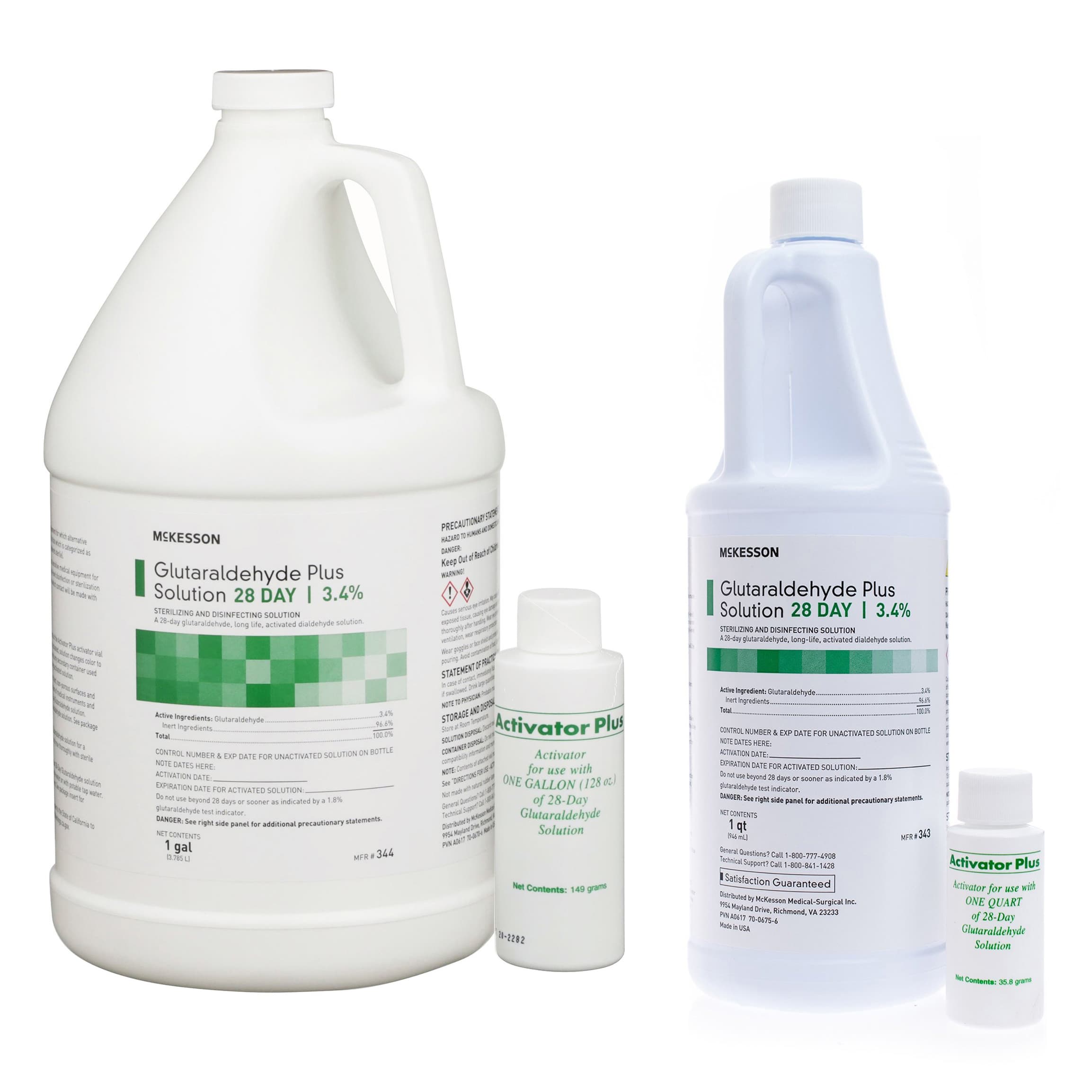 McKesson Regimen 3.4% Glutaraldehyde Plus 28 Days High-Level Disinfectant Solution