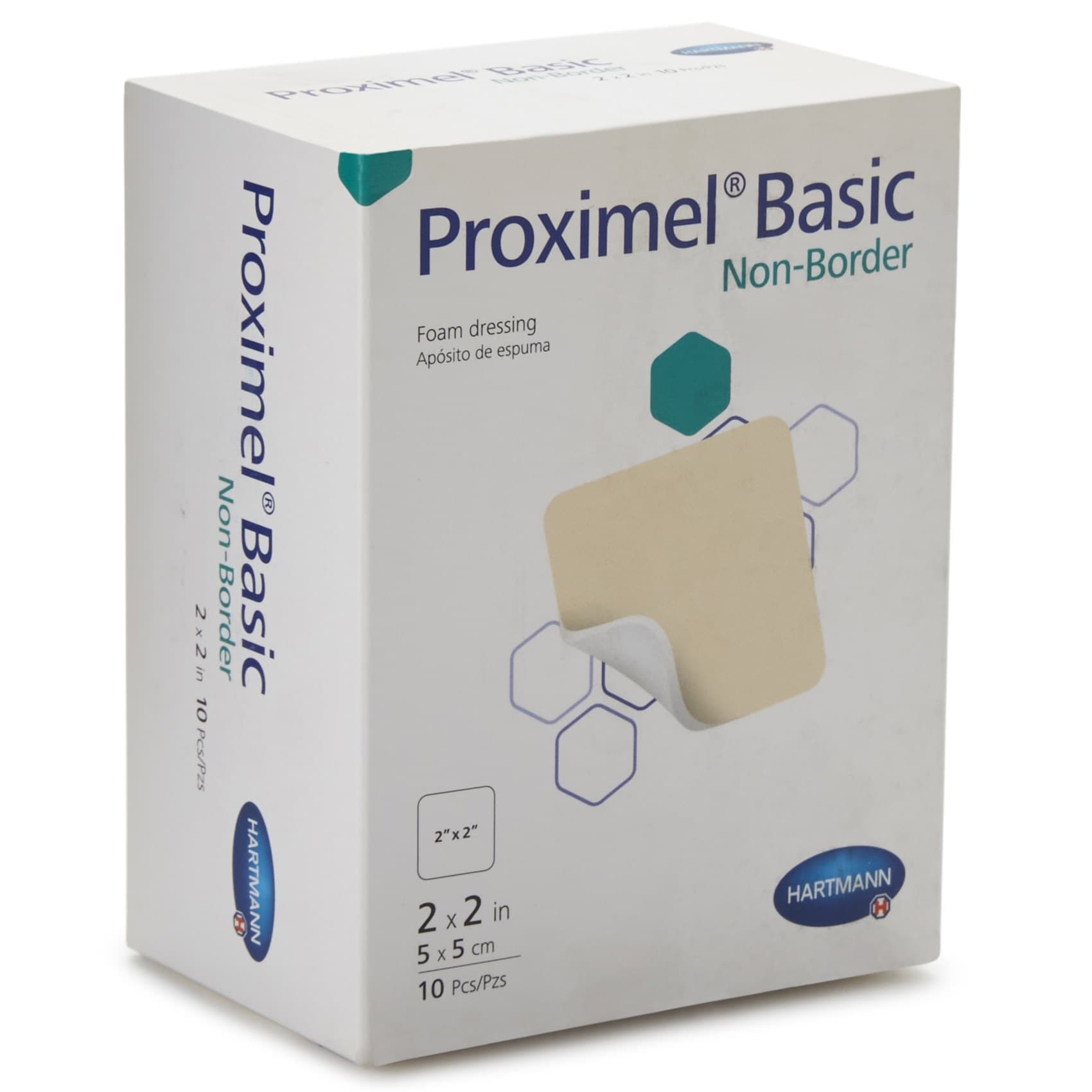 Proximel Basic Non-Border Two-Layer Polyurethane Foam Dressing