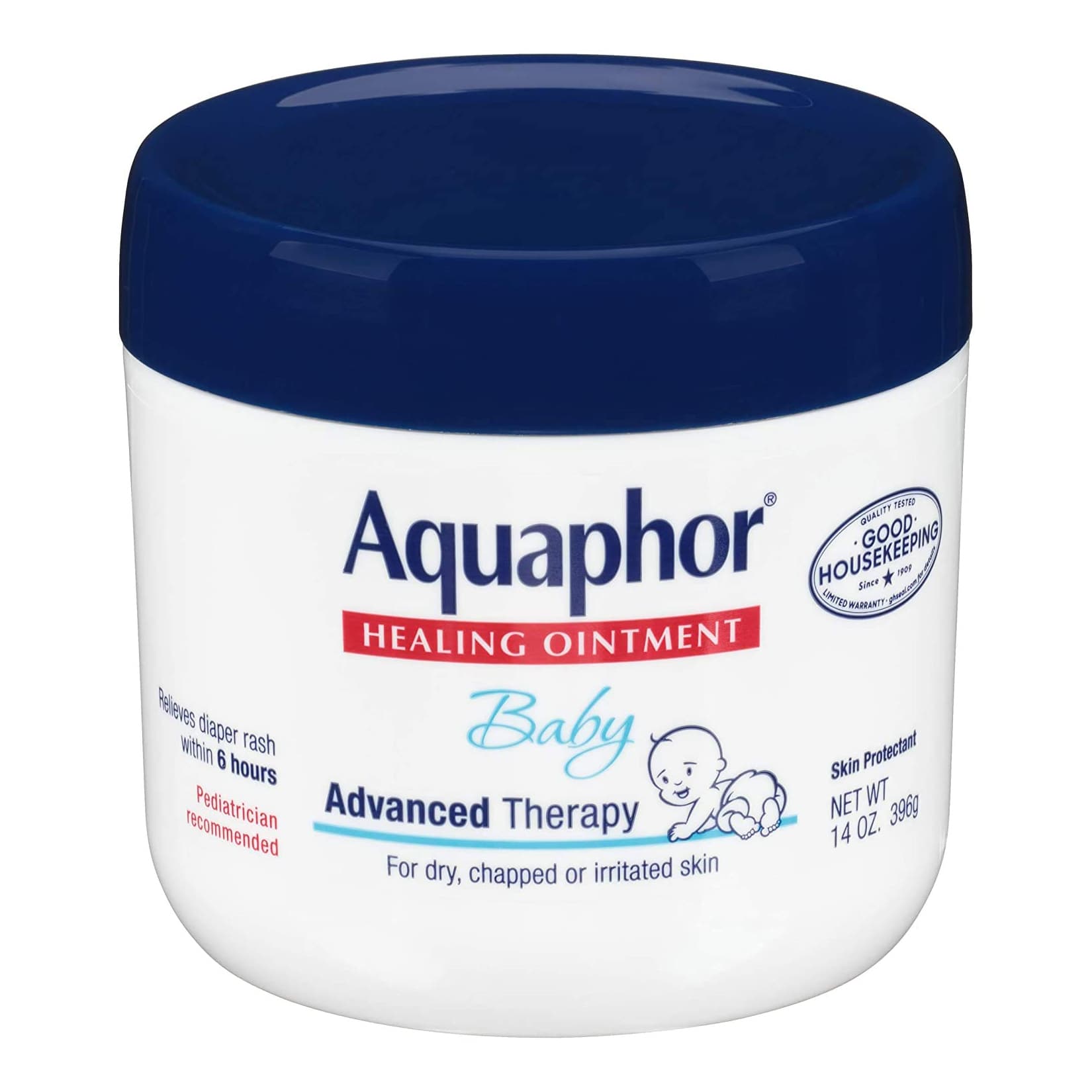 Aquaphor Advanced Therapy Baby Healing Ointment, 14 oz Jar - Image 1
