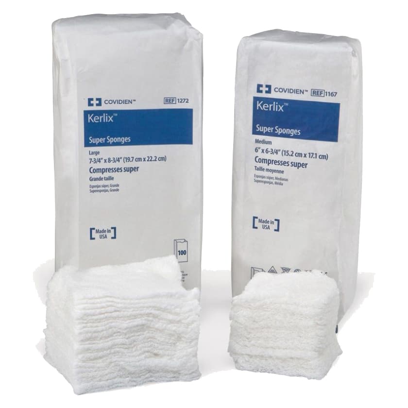 Covidien Kerlix Super Sponges - Image 1
