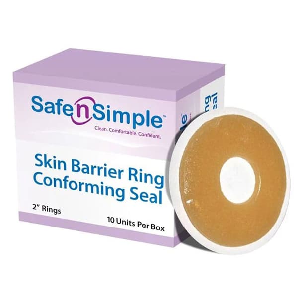 Safe n' Simple Conforming Skin Barrier Rings 2", Extra Thick