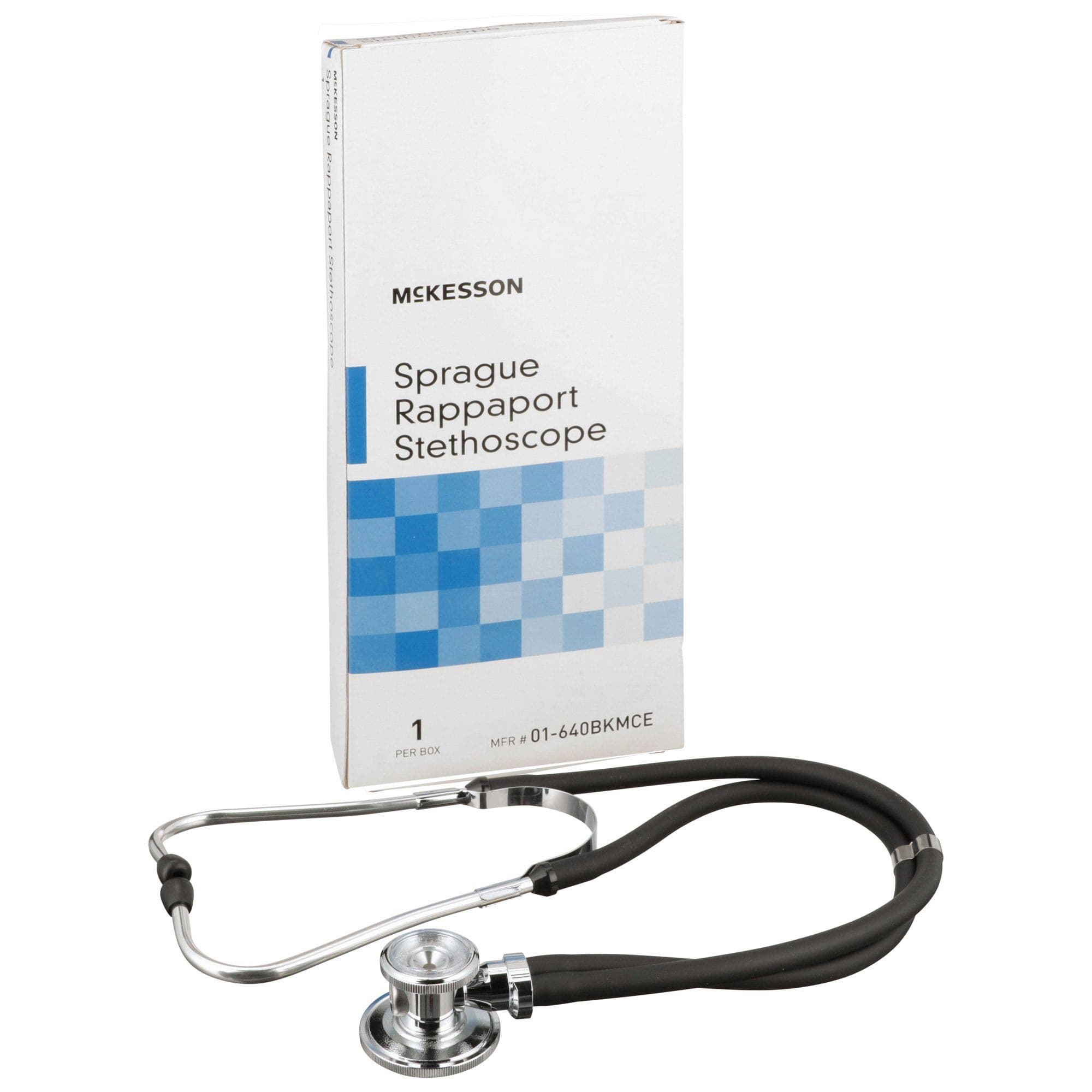 McKesson Lumeon Sprague Stethoscope, Black - Image 1