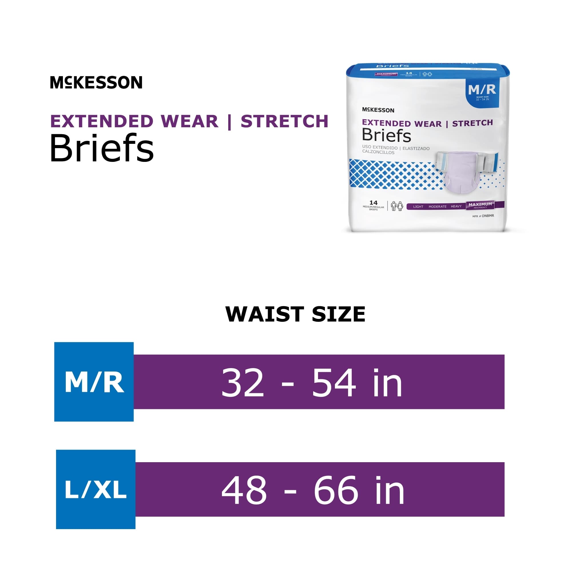 McKesson Extended Wear Stretch Briefs - Image 3