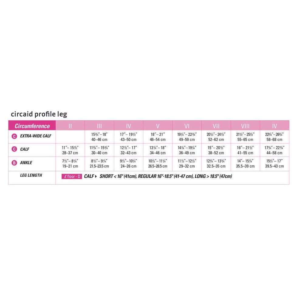 Circaid Profile Lower Leg Foam Sleeve, Midnight - Image 2