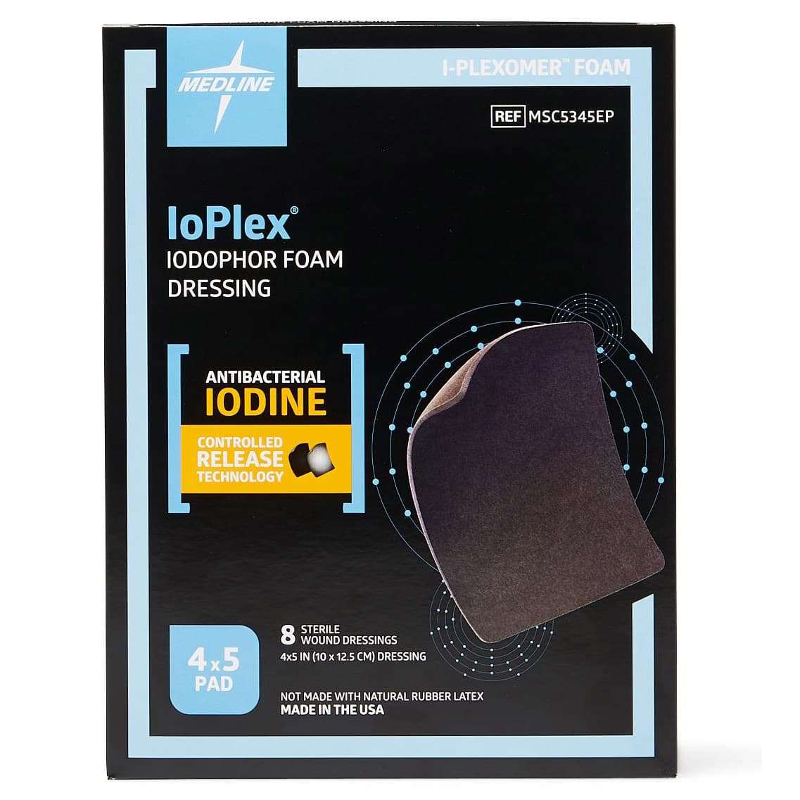 IoPlex Iodophor Foam Dressing, Hydrophilic - Image 2
