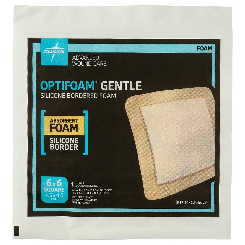 Optifoam Gentle Silicone Bordered Foam Dressing, Sterile - Image 5