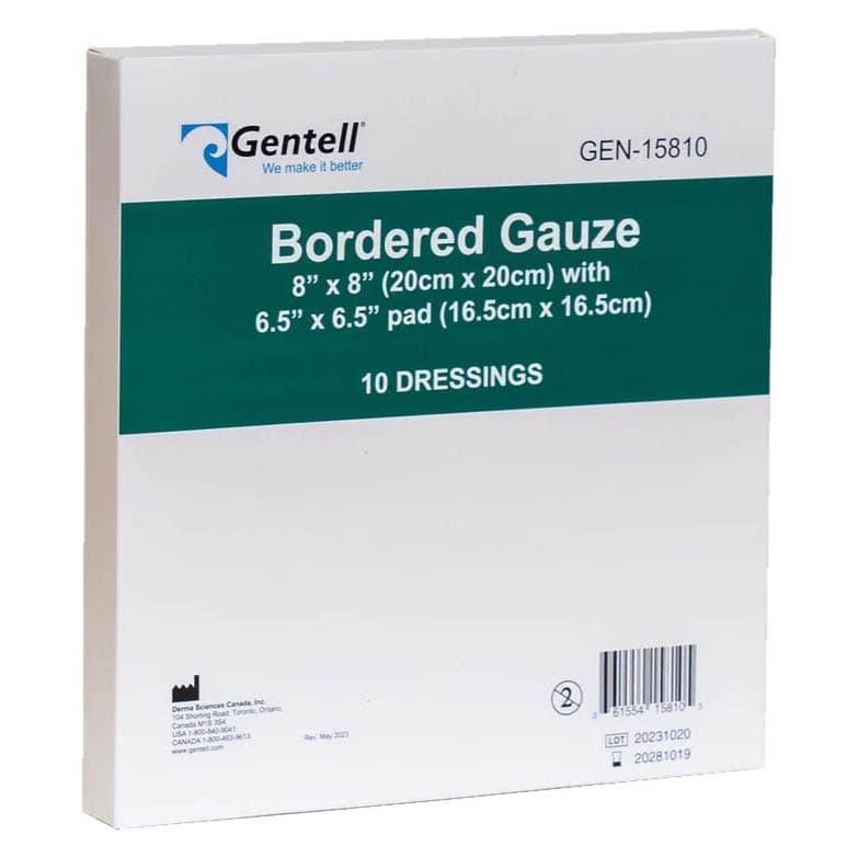 Gentell Bordered Gauze Dressing - Image 7