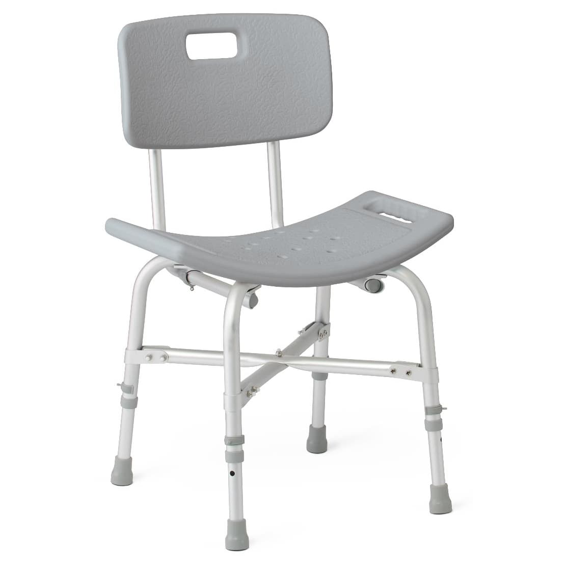 Medline Bariatric Shower Chair with Backrest and Reinforced Frame - Image 3