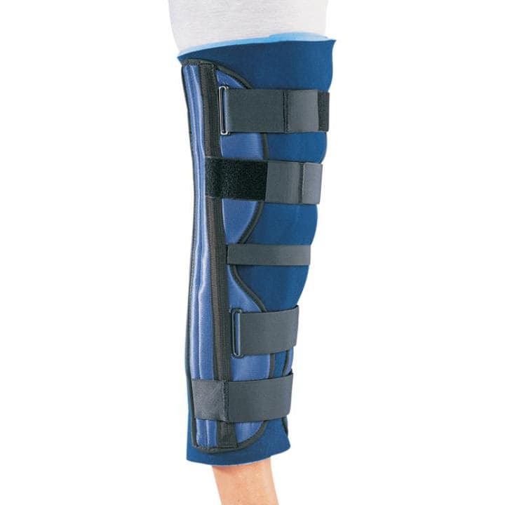 Procare Clinic 3-Panel Knee Splint Immobilizer Blue, Left or Right Knee