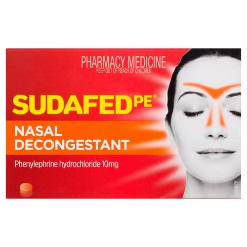 Johnson And Johnson Sudafed PE Sinus Nasal Decongestant Tablet - Image 3