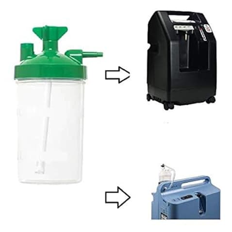 Low-Flow Oxygen Humidifier Bottle, 1–6 LPM - Image 3