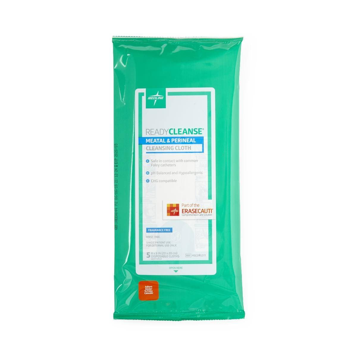 Medline ReadyCleanse Meatal Perineal Cleansing Cloth - Case of 30