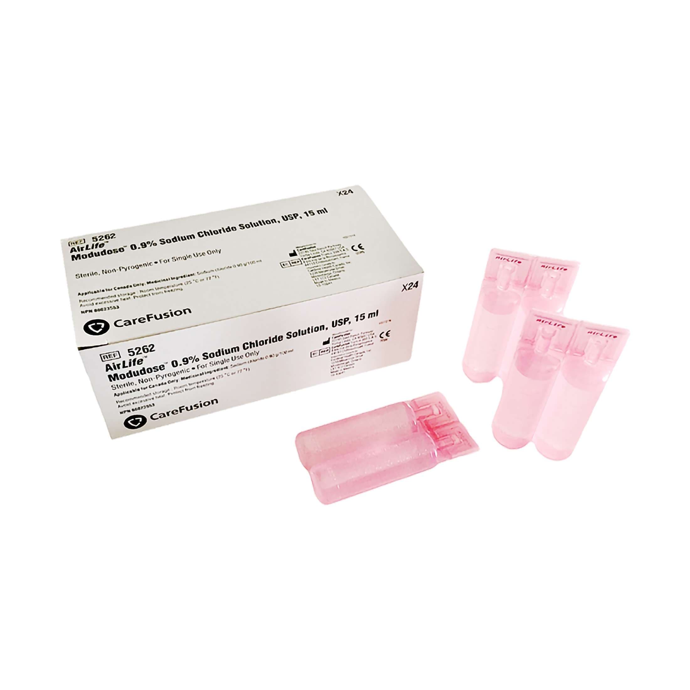 CareFusion AirLife Modudose Unit Dose Saline, 0.9% Inhalation, Sterile