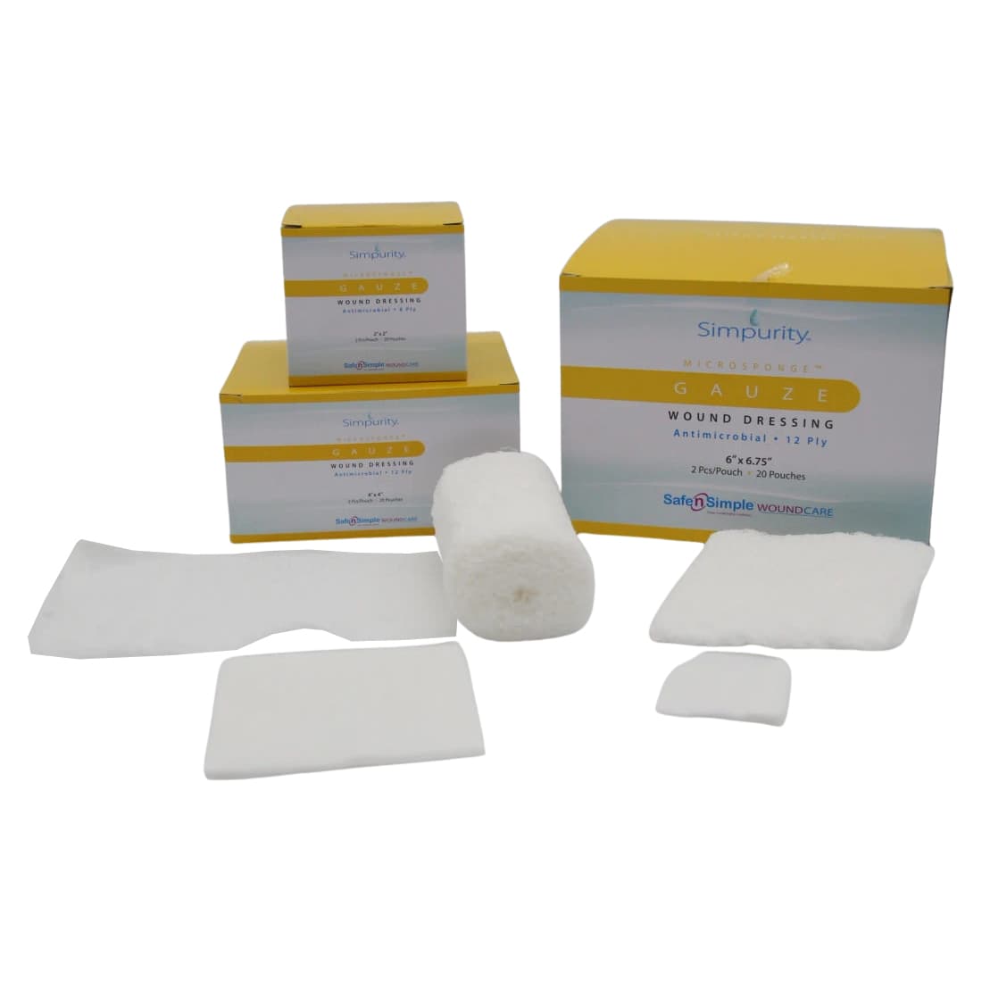 Simpurity Antimicrobial Gauze Sponge