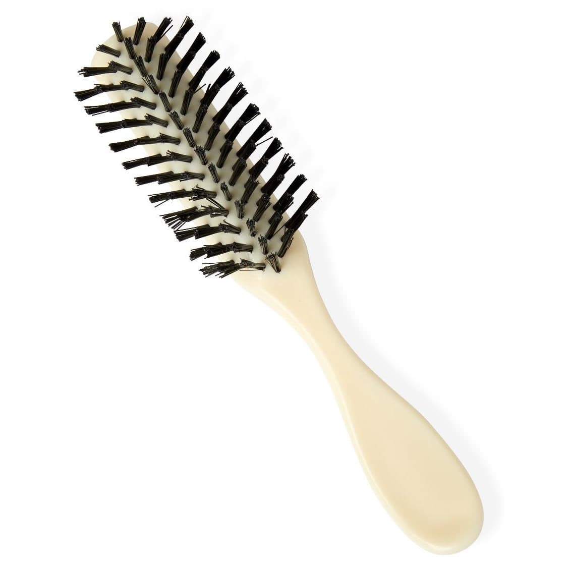 Medline Plastic Hairbrush, 7.5 Inch, Ivory