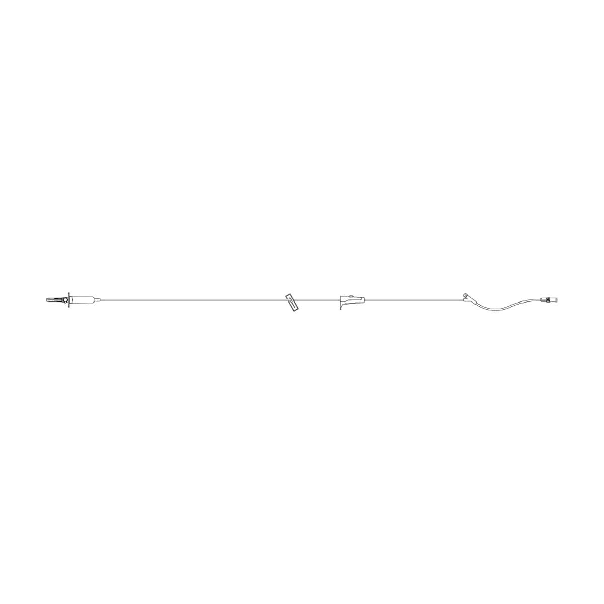 Lifeshield Primary IV Administration Set Without Filter, 80 Inch Tubing - Image 1